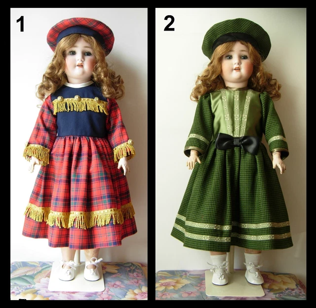 Chapeau béret poupée Jumeau SFBJ Kestner Halbig Kammer hat bear antique