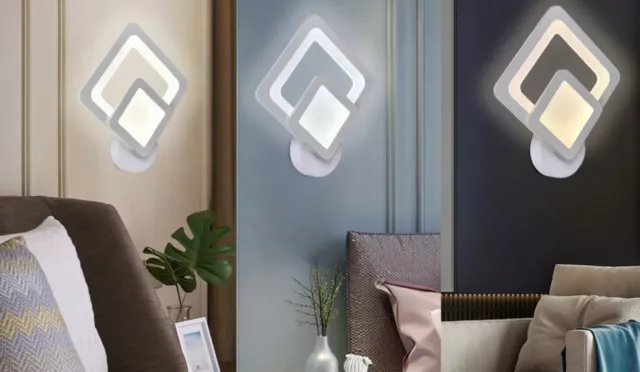 Applique Lampada da parete per muro a LED 12W moderna Rombi Luce per interno