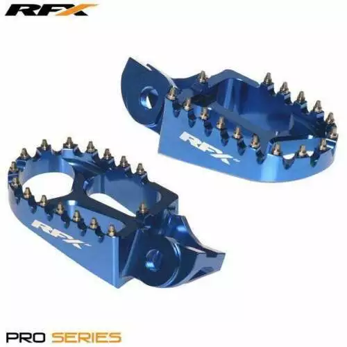 RFX Pro Footrests (Blue) Husqvarna TC85 18-21 TC125/FC 250/350/450 16-21