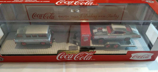 M2 machines Coca-Cola '64 Dodge A100 camper van 66 charger gasser super chase