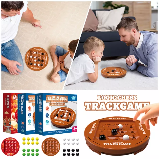 Board Game Connects 4,Track Logic Board,Educational Classic Chess Board Games-