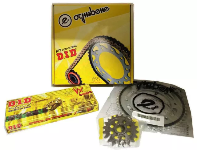 Kit Trasmissione Corona Pignone Catena Did Honda Cb 600 Hornet 2007 2013