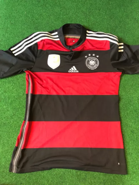 Adidas DFB Deutschland Trikot Größe S WM 2014 4 Sterne Rot  small