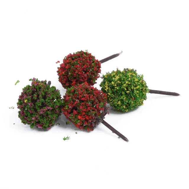 VICASKY Lot de 20 Arbres de Noël Miniatures pour projets - Mini Sapin