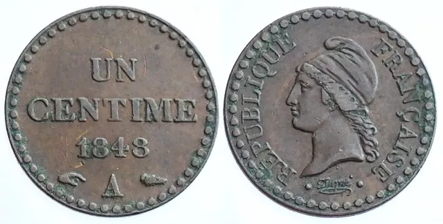 Dupré, UN Centime 1848 A