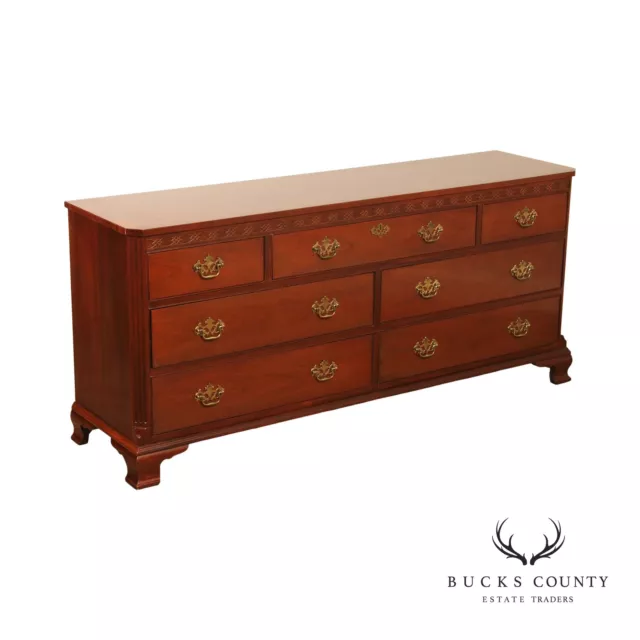 Baker Furniture Chippendale Style Mahogany Long Dresser