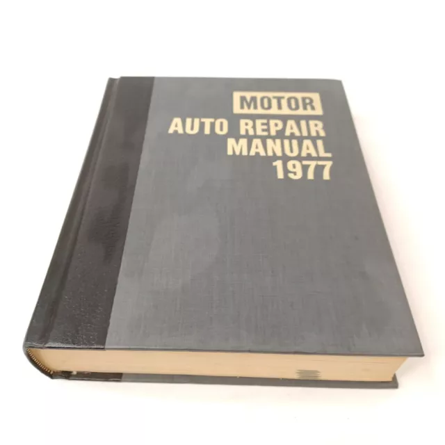 Motor Auto Repair Manual 1977 40th Edition