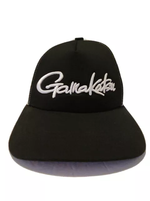 Gamakatsu Trucker Hat/Cap Fishing,Mesh Snapback black and white.