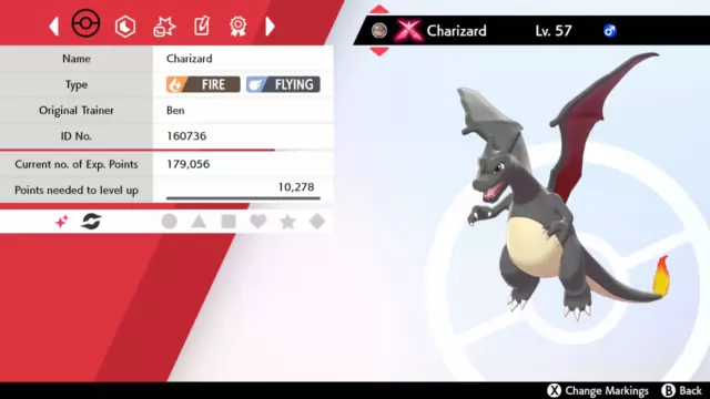  elymbmx Shiny 6IV Gigantamax Gmax for Charizard