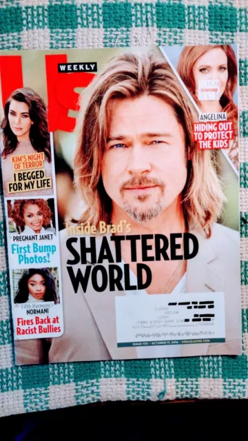 Us Weekly October 17 2016 Inside Brad's Shattered World