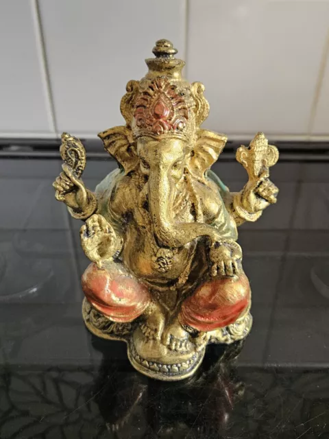 Hindu Buddha God Ganesha Elephant Figure Statue
