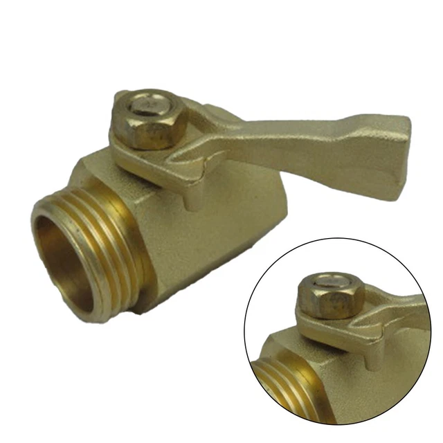 VANNE DE RACCORD De Tuyau D'arrosage En Laiton Anti-fuite 34 Pouces Pour Tuyau D EUR 23,28