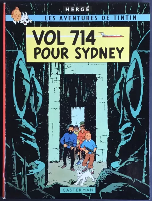 TINTIN Vol 714 pour Sydney B37 Dos imprimé EO 2ème tirage 1968 Très bon état