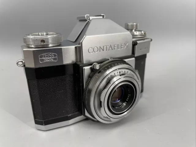 CÁMARA VINTAGE Zeiss Ikon Contaflex con lente Carl Zeiss Tessar 45 mm F/2,8