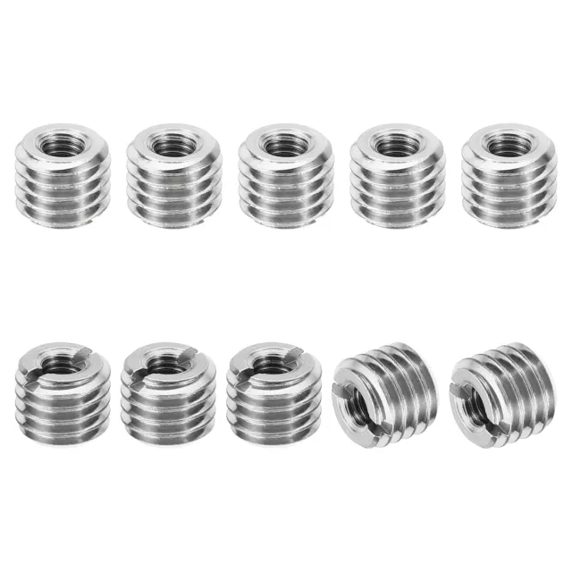 10pc Thread Repair Insert Nut Adapters Reducer M10*1.5 Male to M5*0.8 Female 8mm