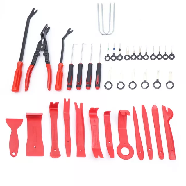 38Pcs Car Radio Audio Removal Installation Tool Super Thin Clip Head Kit New