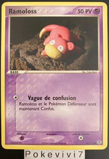 Carte Pokemon RAMOLOSS 80/112 Bloc EX Rouge Feu Vert Feuille FR NEUF