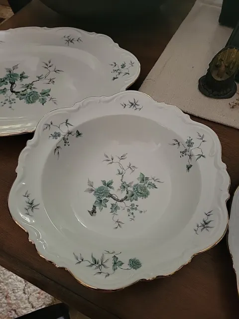 Mitterteich Bavaria Germany Green Ming Serving Bowl