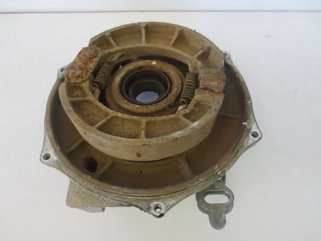 2014 Honda Foreman 500 FM ATV Used OEM Rear Brake Backing Plate Panel - Frozen