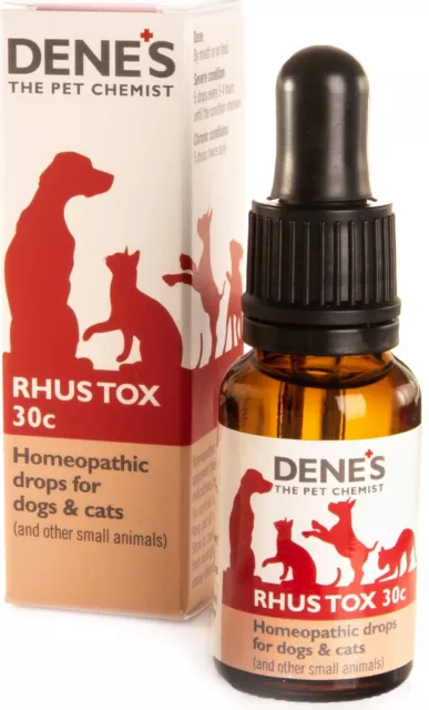 Denes Omeopatico Rhus Tox 30c 15ml Cane Gatto Mammiferi Articolazioni &