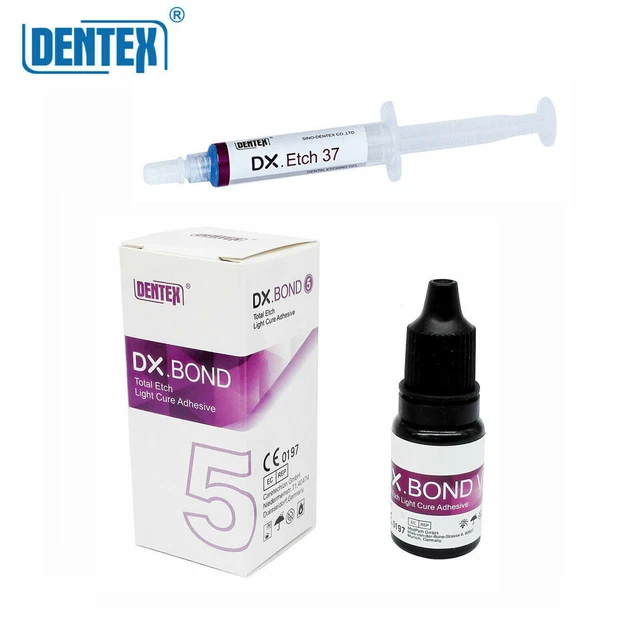 DENTEX DENTAL BOND Adhesive V 5ML Bonding Total Etching Enamel Etch
