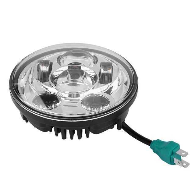 Faro moto 5,75 pollici riadattamento moto universale LED rotondo