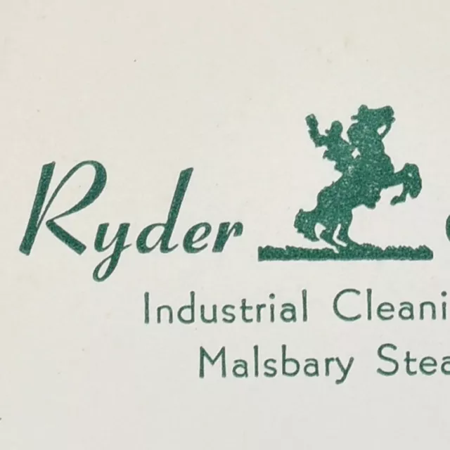 1950s Ryder Chemical Malsbary Steam Cleaners Bob Creighton Hearts Ave Berkeley