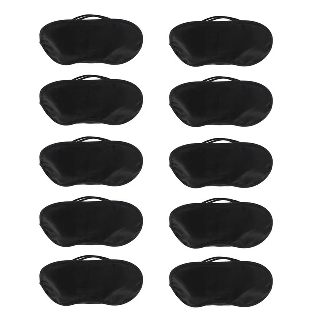 10x/set Schlafmaske Schlafbrille Augenmaske Eye Reise Maske Augenbinde Sleep Mas