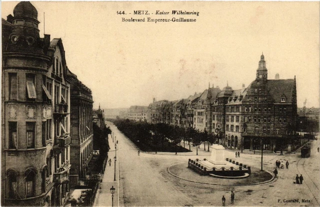 CPA AK METZ - Kaiser Wilhelmering - Boulevard Empereur-Guillaume (454801)