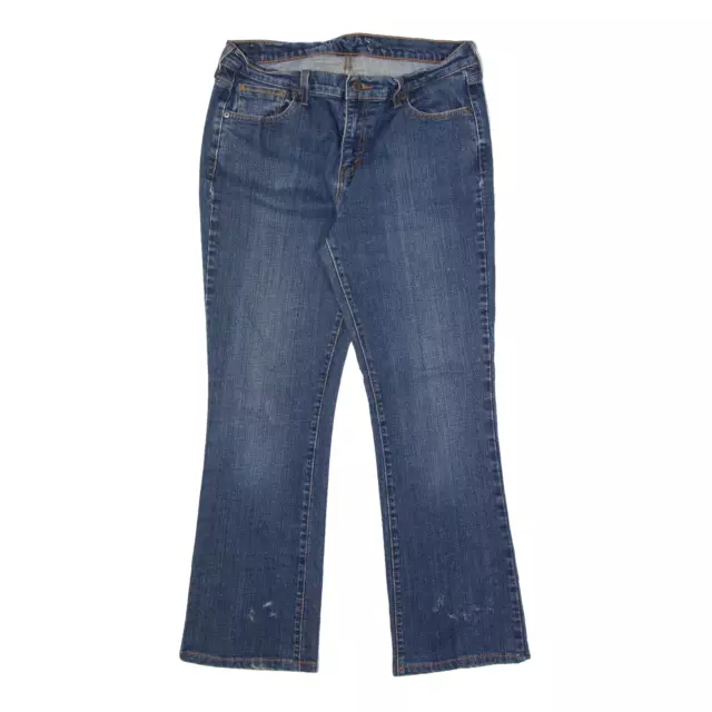 Jeans LEVI'S blu denim normale taglio a boot pietra lavaggio donna W32 L28