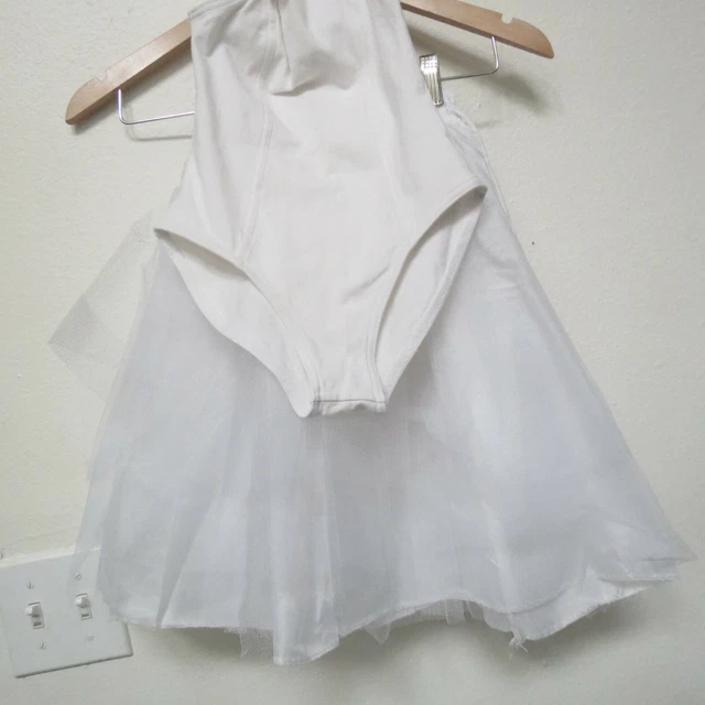 Inlzdz Robe Danse Classique Fille sans Manches Justaucorps Danse