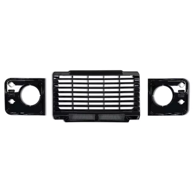 Fit For Land Rover Defender 1996-2016 Front Standard Radiator Grille Gross Black