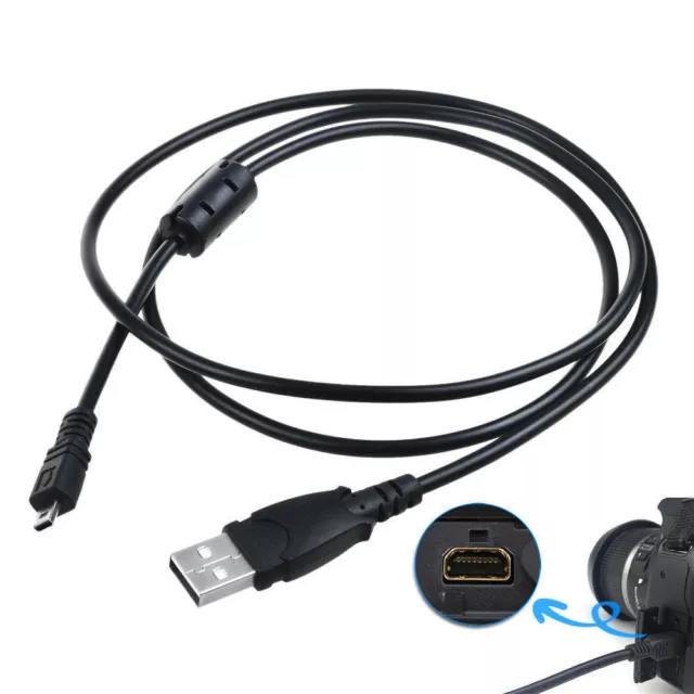 PwrON USB Data Sync Cable Cord For FujiFilm CAMERA Finepix M1 L50 L55 T400 T350