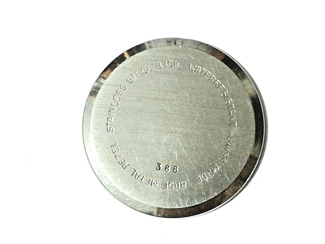 Cache De Boîte Arrière Pour Montre Orient Skin Diver D37201V-72 - Acier Inoxydable, Vintage Japonais