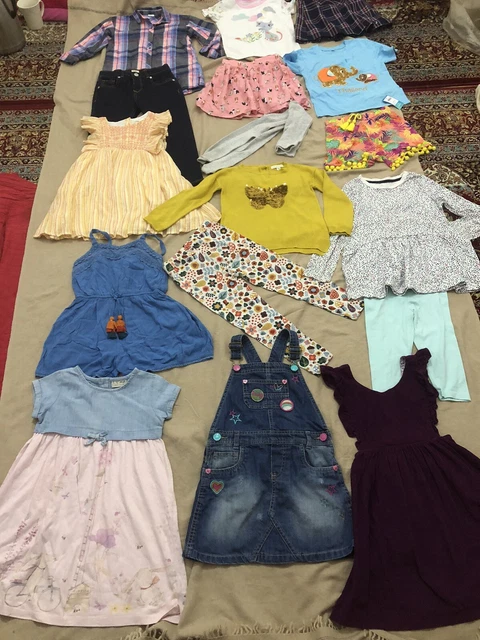 Girls Spring Summer Bundle Age 4 From Jojo Mama Bebe, Next, River Island Etc