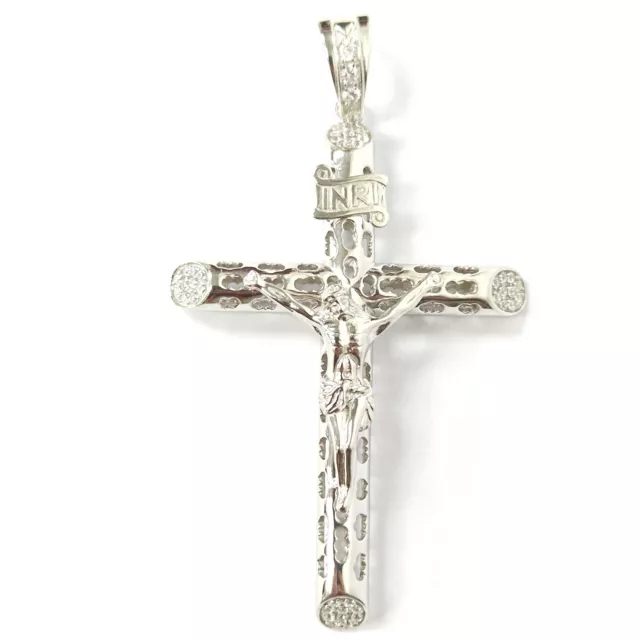 Large Solid Silver Cross Pendant 925 Sterling UK Hallmarked 26g