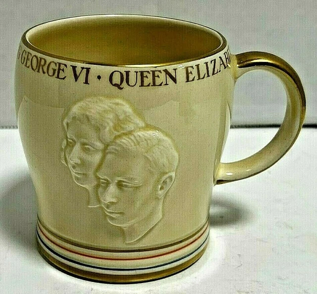 CROWN DEVON KING George Vi Queen Elizabeth Coronation 1937 Mug £15.26 ...
