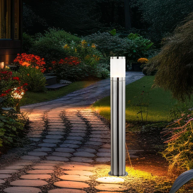 Borne LED Extérieure Carlota - Aluminium Gris 50 Cm IP65