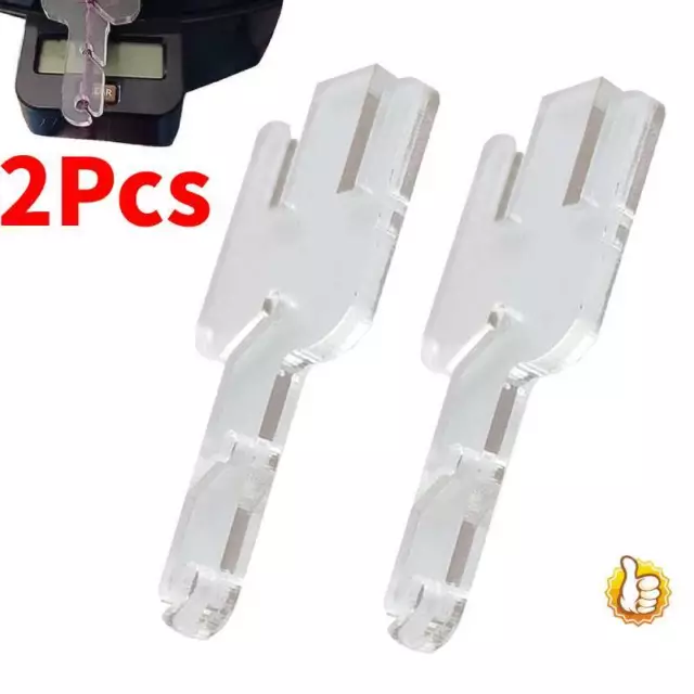 Adaptador tensor de hilo extraíble transparente para máquina de tejer 2 accesorios;