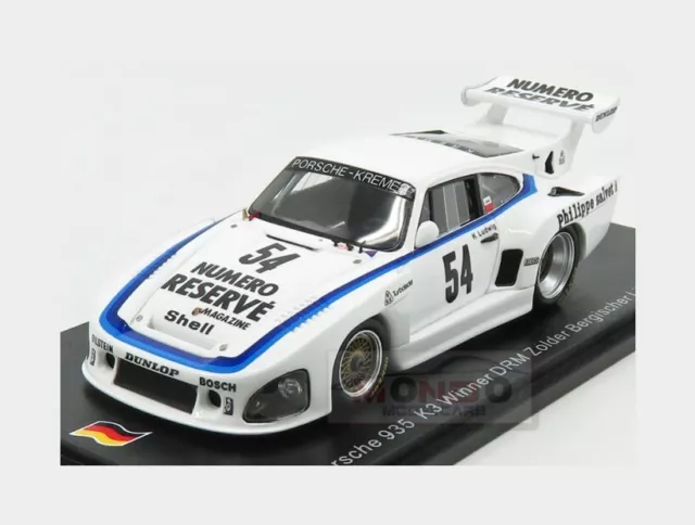 1:43 Spark Porsche 935 K3 Winner Drm Zolder Bergischer Lowe 1979 Ludwig SG506 Mo