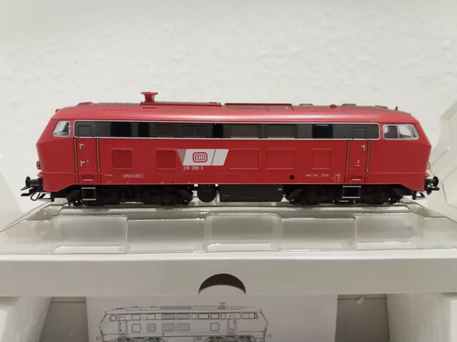 Märklin H0 37218 Diesellok BR 218 286-3 der DB MFX Sound in OVP EUROTRAIN