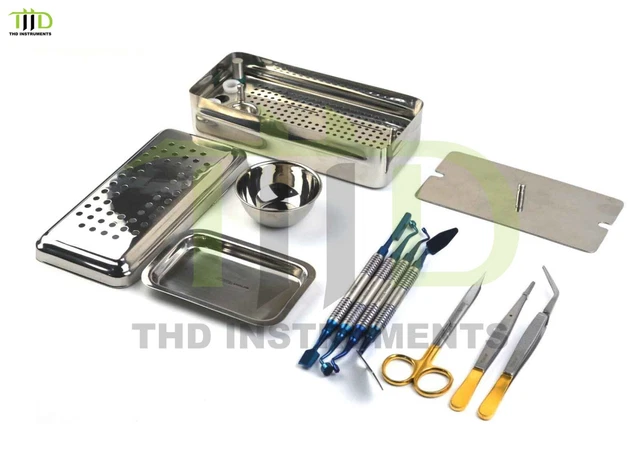 German Dental PRF Centrifuge System GRF Instruments Box Set Implant Surgery Kit