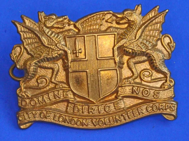 City of London Volunteer Corps cap badge   **[24838]