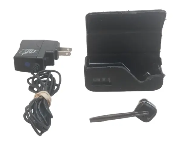 Plantronics Discovery 975 Bluetooth Wireless Headset w/ Charge Base + Wall Plug