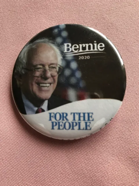 Bernie Sanders For The People Political Pinback Button 2