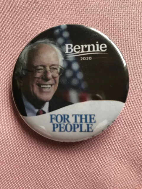 Bernie Sanders For The People Political Pinback Button 2