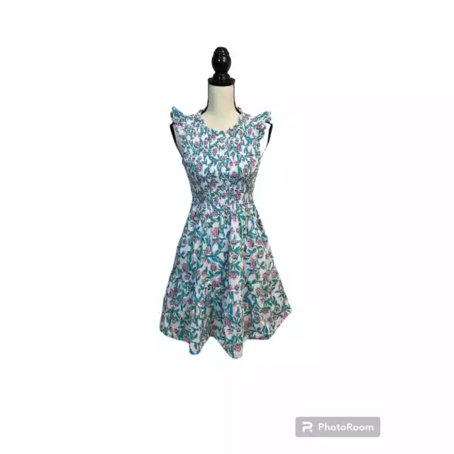 J. Crew Factory Floral Smocked Dress