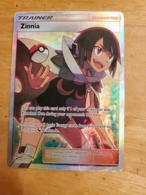 Pokémon TCG Zinnia Dragon Majesty 70/70 Holo Full Art Ultra Rare