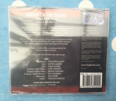 Doctor Who Eve Of The Daleks 🌟ENEMY OF THE DALEKS🌟DOCTOR WHO🌟AUDIO BOOK🌟DR DW🌟McCOY🌟UK🇬🇧SELLER🌟 $44.