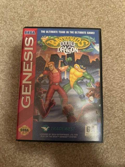 BATTLETOADS DOUBLE DRAGON Sega Genesis Game Complete CIB EUR 51,13